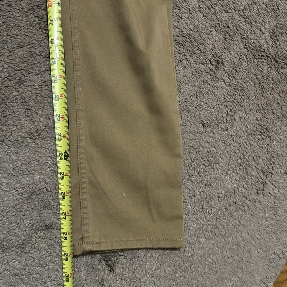 Men’s St John’s Bay Temp Flex Trousers-30x30-Sand Color-Stretchy Recycled Poly - Picture 6 of 12